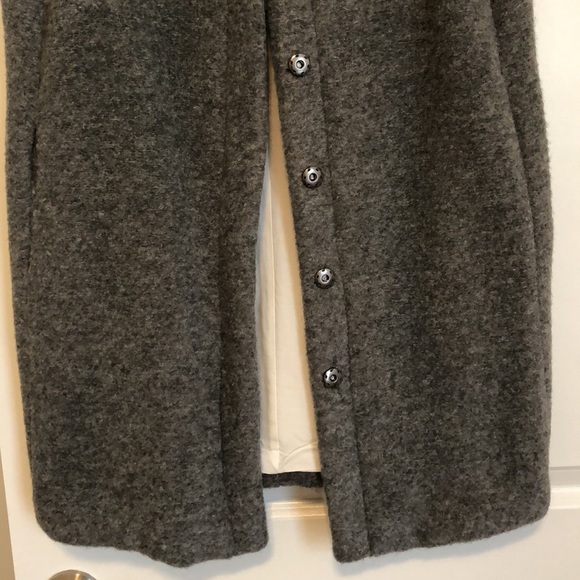 NWT Pleione Wool Duster Vest with Snaps, sz S. - Picture 3 of 4